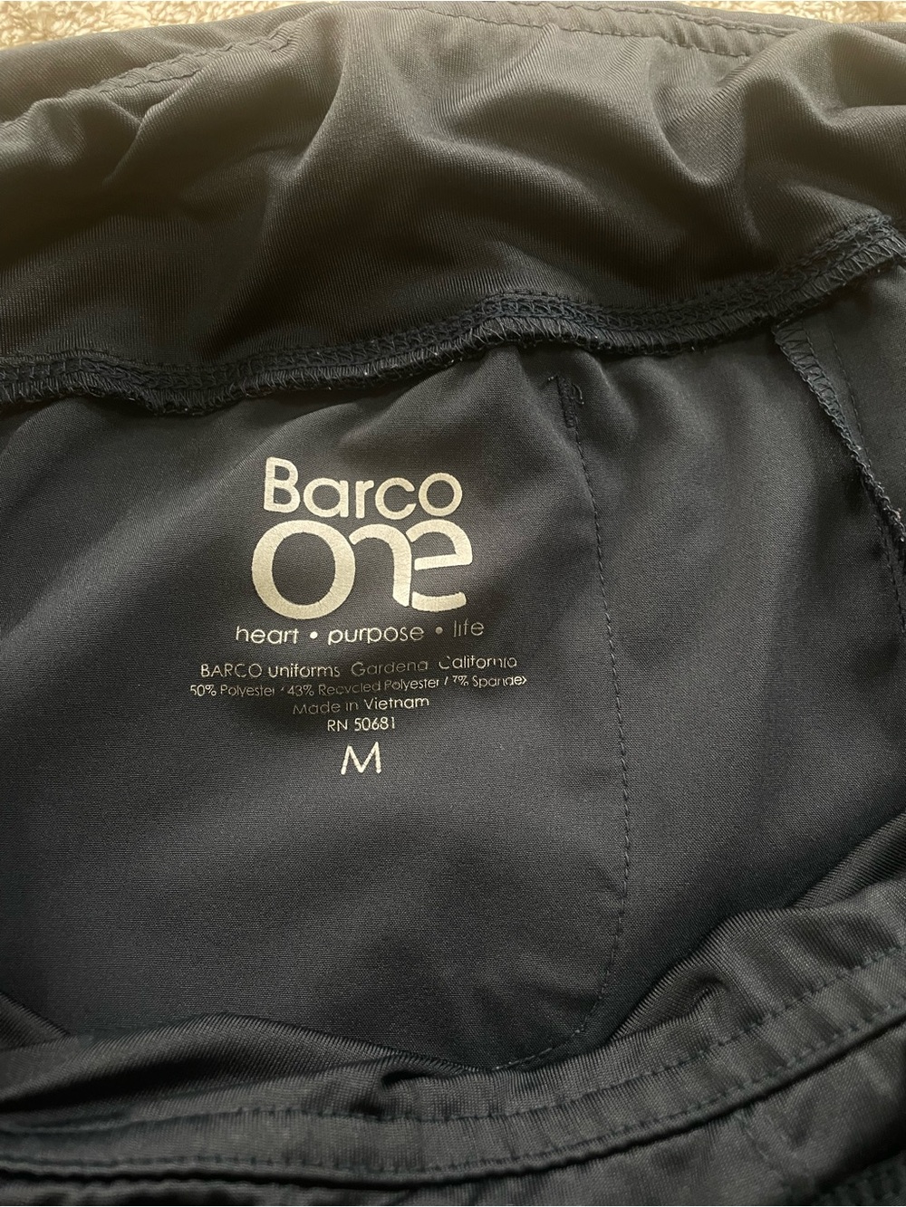 Barco One DK Charcoal Gray Straight Leg Scrub Jogger Pants Sz  Medium - Medical - Picture 11 of 13